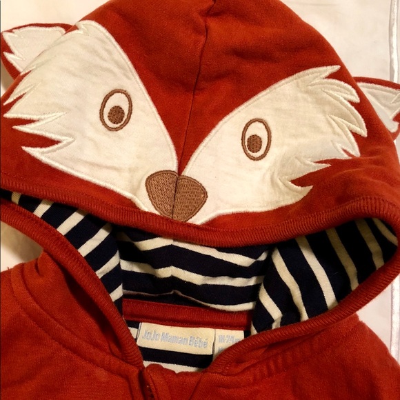 1 left! 🦊 jojo maman bebe Fox hoodie 🦊 - Picture 6 of 8